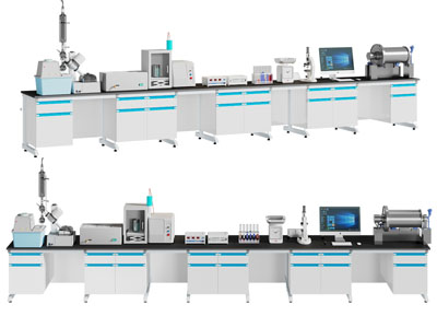 现代实验设备 操作台 办公桌椅组合 检测台3d模型 现代实验设备 操作台 办公桌椅组合 检测台