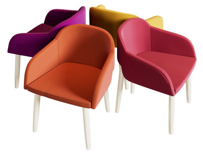 现代多巴胺休闲椅子 餐椅