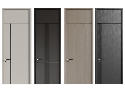 现代房门 木门 平开门