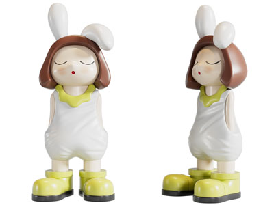 现代兔女郎雕塑雕刻 摆件组合3d模型 现代兔女郎雕塑雕刻 摆件组合