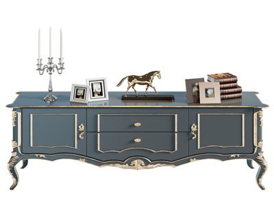 欧式雕花电视柜