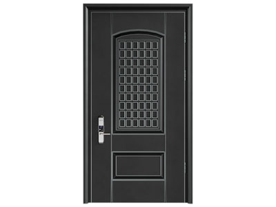 现代防盗门 入户门 密码锁平开门