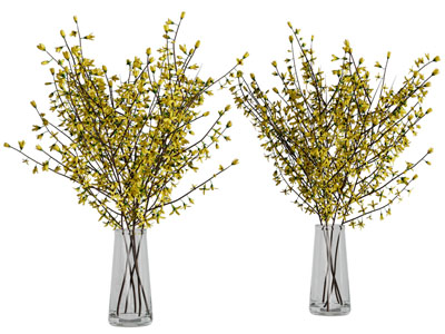 现代玻璃花瓶花卉3d模型 现代玻璃花瓶花卉