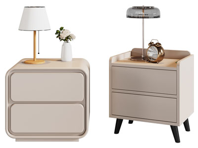 现代床头柜