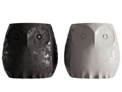 现代猫头鹰卡通凳子