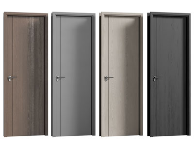 现代木门 房门 平开门