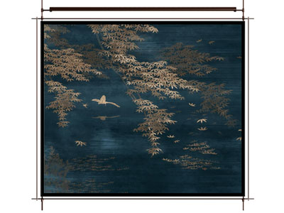新中式装饰挂画3d模型 新中式装饰挂画