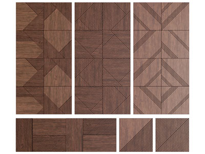 现代实木地板 地面拼花