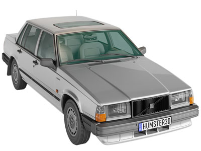 现代老式汽车 轿车