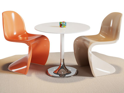 现代洽谈商务休闲桌椅组合3d模型 现代洽谈商务休闲桌椅组合
