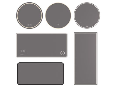 现代装饰镜子 墙饰挂件3d模型 现代装饰镜子 墙饰挂件