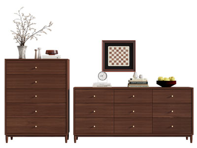 现代中古风玄关柜 边柜 斗柜3d模型 现代中古风玄关柜 边柜 斗柜