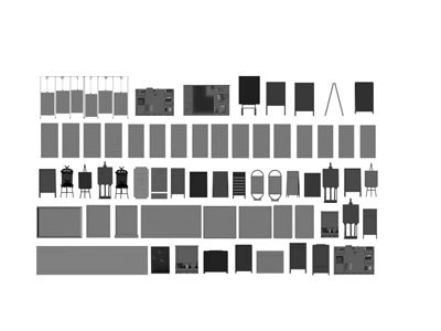 现代招牌 指示牌 广告牌