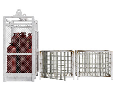 现代铁笼 宠物笼 氧气瓶