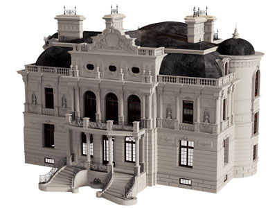 欧式办公行政大楼 宫殿 独栋别墅