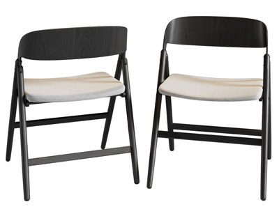 现代可折叠休闲椅子 餐椅