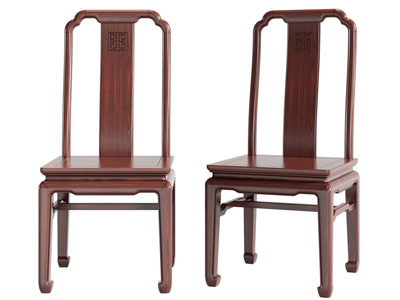 新中式实木休闲椅子 餐椅
