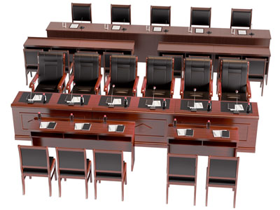 现代党政机关办公会议桌椅组合3d模型 现代党政机关办公会议桌椅组合