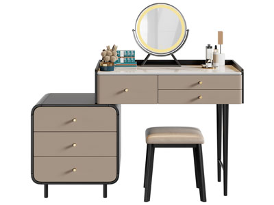 现代化妆 梳妆台3d模型 现代化妆 梳妆台