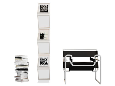 现代休闲椅子 书架