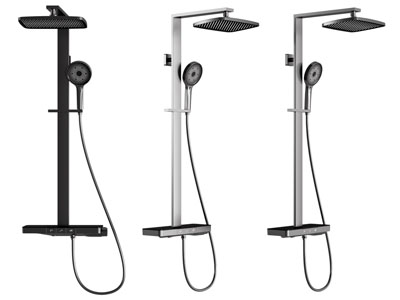 现代不锈钢淋浴花洒