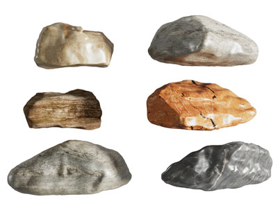 现代石头 岩石 景观石