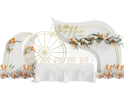 现代美陈 户外装置 演绎舞台3d模型 现代美陈 户外装置 演绎舞台