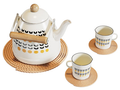 现代茶壶 茶杯 茶具杯子