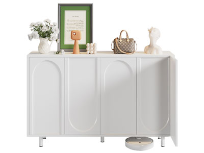 现代奶油风玄关柜 边柜3d模型 现代奶油风玄关柜 边柜