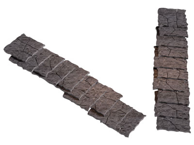 新中式铺石路 青石板台阶3d模型 新中式铺石路 青石板台阶