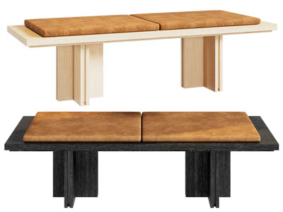 现代长方形沙发凳子