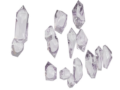 现代水晶石 矿石 石头