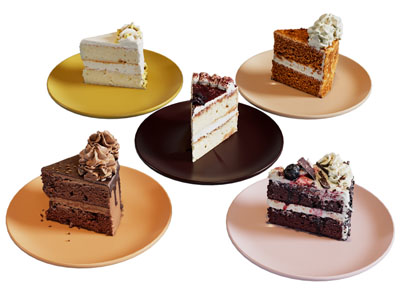 现代奶油巧克力蛋糕 食物