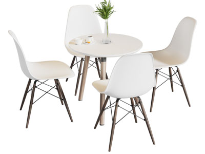 北欧商务洽谈桌椅组合3d模型 北欧商务洽谈桌椅组合