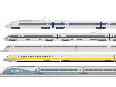 现代磁悬浮火车3d模型 现代磁悬浮火车
