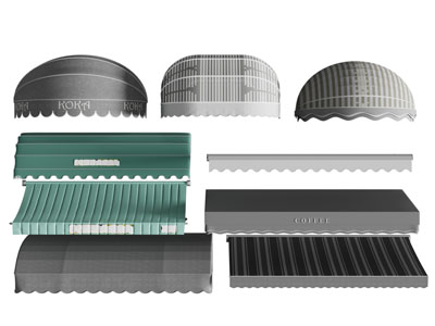 现代遮阳棚 雨棚