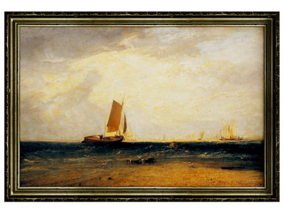 法式风景装饰挂画 油画