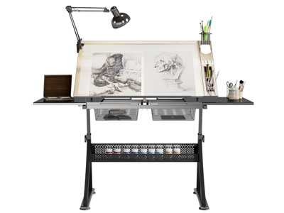 工业风loft可升降办公桌3d模型 工业风loft可升降办公桌