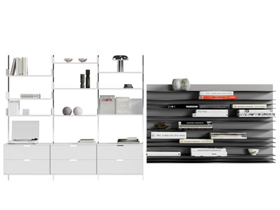 现代可调整高低的装饰柜