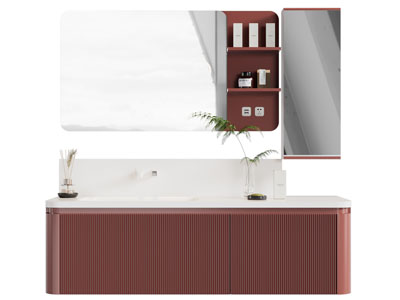 现代洗手台 浴室柜 镜子