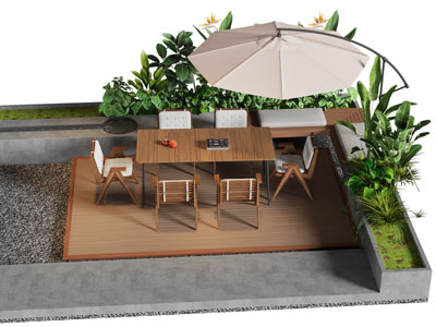 现代户外遮阳伞 休闲餐桌椅组合3d模型 现代户外遮阳伞 休闲餐桌椅组合