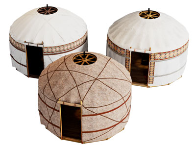 现代蒙古包 帐篷