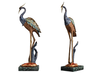 现代孔雀雕塑雕刻3d模型 现代孔雀雕塑雕刻