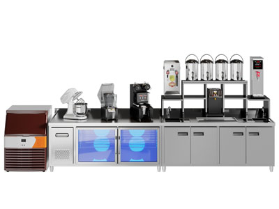 现代咖啡机 奶茶店设备 操作台3d模型 现代咖啡机 奶茶店设备 操作台