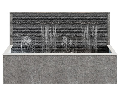 现代水景瀑布 景观园艺小品