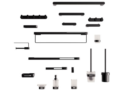 现代卫浴柜架 墙面置物收纳架 毛巾架