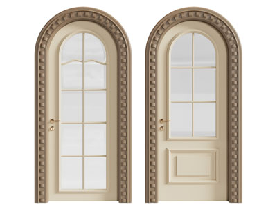 欧式拱形房门 平开门