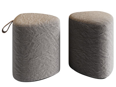 现代三角形沙发凳子 脚踏