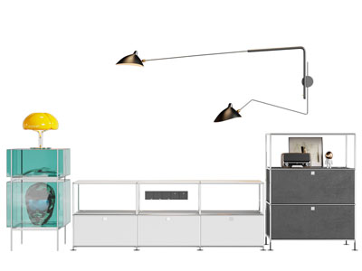 现代电视柜 边柜