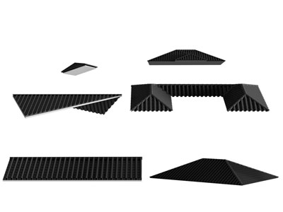 新中式屋檐 建筑构件